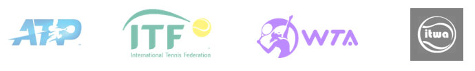 ATP, ITF, WTA & ITWA logos